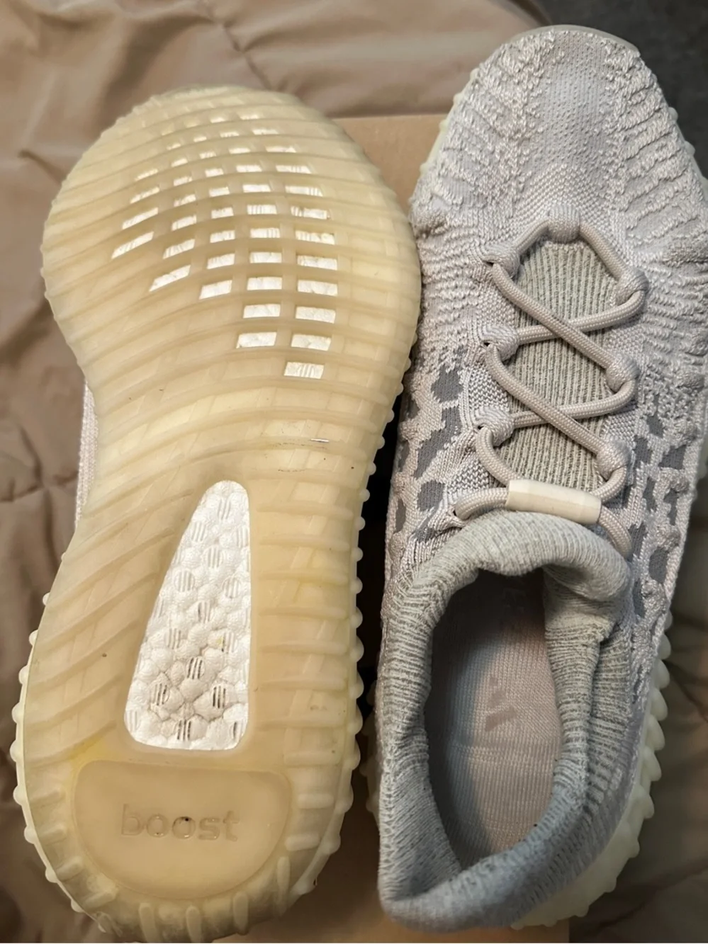 adidas Yeezy Boost 350 V2 CMPCT Slate Bone— Light Grey with Cream Sole